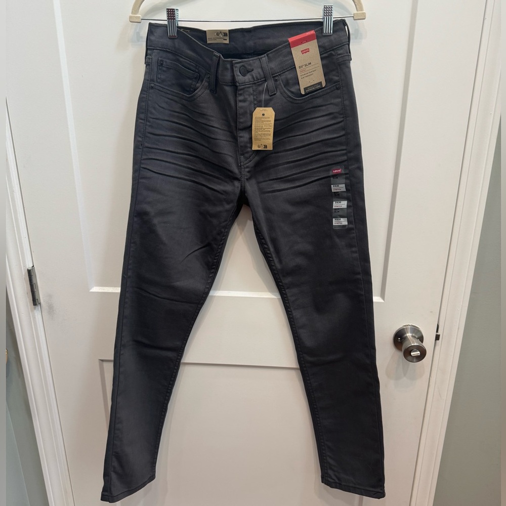Levi's 511 31x30 slim fit mens gray jeans